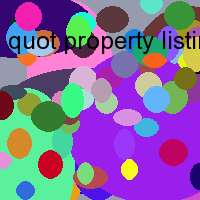 quot property listing quot